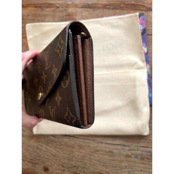 EUC Authentic Louis Vuitton Sara Wallet Monogram Long - Picture 5 of 9